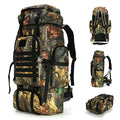 King'sGuard 70L Camping Hiking Backpack for Men Women Large Military Tactical Backpack Molle Rucksack Backpack for Outdoor - color: Mapleleaf Camo