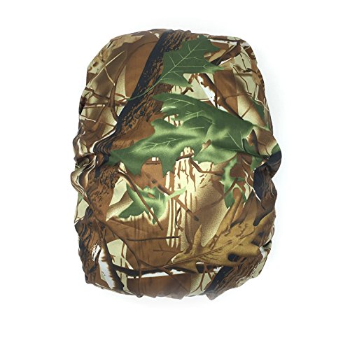 Waterproof Rucksack Cover Backpack Rain Cover 30L-100L for Travel Climbing Hiking (Leaf Camo, 70L-80L) - color: Leaf Camo, size: 70L-80L