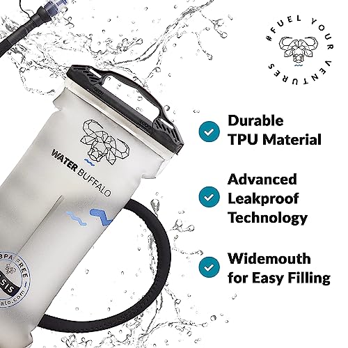 Water Buffalo Oasis 2L and 3L Hydration Bladder - size: 2 Liter with Cleaning Kit