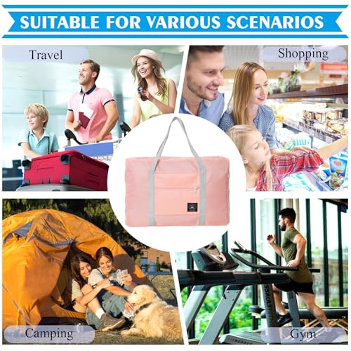 12PCS For Spirit Airlines Personal Item Bag Travel Bag Carry on Luggage Foldable Duffel Bag Sports Gym Bag Water Resistant Travel Duffel - color: 12Pcs