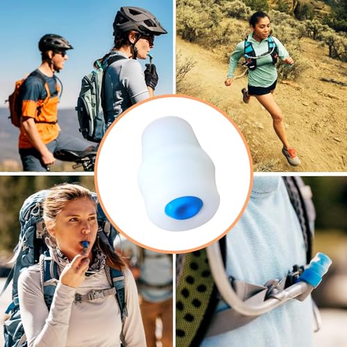 Replacement Bite Valve Nozzles Compatible with Osprey, Salomon,TRIWONDER & Hydrapak Hydration Reservoirs - Food-grade silicone Sheaths.Phthalate-Free,BPA-Free(5Pcs)
