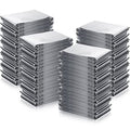 Macarrie 100 Pack 2 Size Emergency Thermal Blanket Survival - Emergency Blankets Silver Foil for Outdoors Camping Hiking First Aid Adult, 82 x 63, 82 x 51 (100 Pieces)