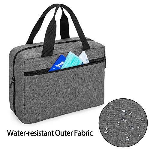 Trunab Small First Aid Kit Bag Empty Portable Emergency Kits Trauma Bag - color: Grey