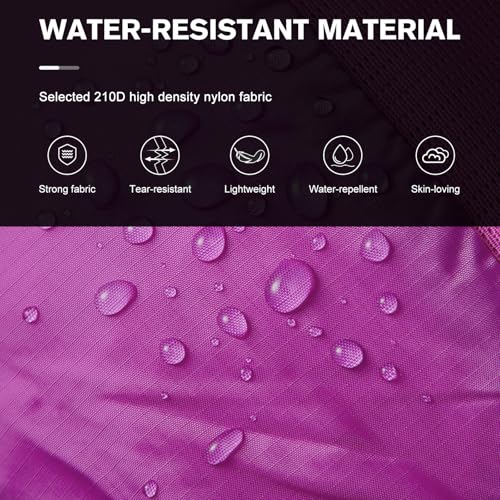 G4Free Sling Bag for Men Women,RFID Blocking, Crossbody Backpack,Travel - color: Purple