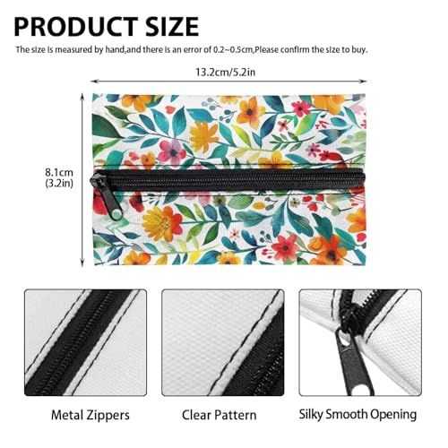 Flashideas Wildflower Reusable Tissue Holder Fabric Purse Zipper Enclosed Coins Tissue Pouch Soft Tissue Holder for Purse Travel Tissue Holder for Bag Car Office Home - color: Wildflower