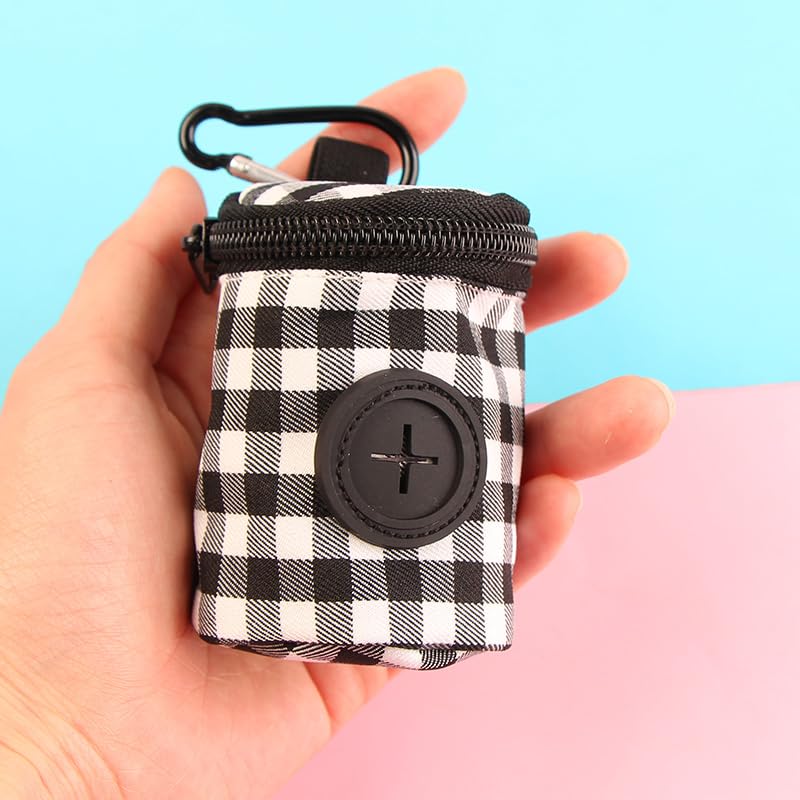 2PC Hanging Pet Dog Poop Bag Dispenser, Portable Dog Waste Bag Holder for Outdoor Training & Walking, Convenient Storage, No Battery Required