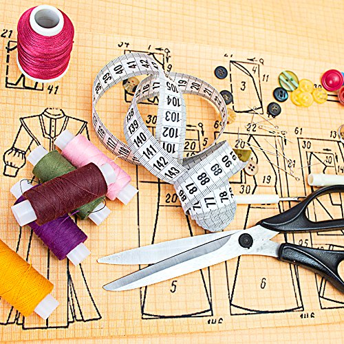 Measuring Tape for Sewing, 120 Inch Soft Fabric Cloth Tape Measure for Body Measurement, 5 Pack Double Scale Seamstress Tailor Ruler for Waist Clothing Nursing Craft(Yellow) - color: Yellow