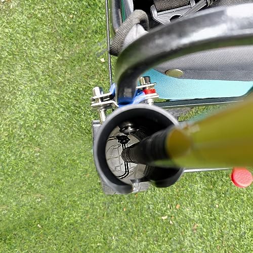 Rod Holders - Ideal for Wagons, Gardening Wagons, Gorillas and Campers, Golf carts. Clip-on mounting. - color: Black1