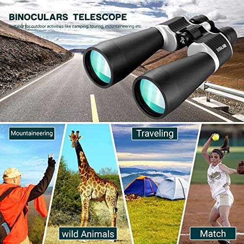ESSLNB Astronomy Binoculars 13-39X70 Zoom Giant Binoculars with Tripod Adapter Phone Adapter and Case for Bird Watching Hunting and Stargazing (13-39X70) - color: 13-39x70