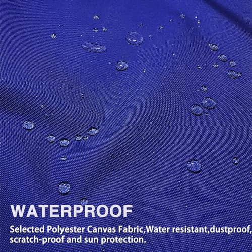 Gheeidau Canvas Repair Patch 9×11 Inch 3Pcs Waterproof Self-Adhesive Fabric Repair Patch for Tents,Boat Cover,Pop Up Canopy,Patio,Bags,Car Seats,Sofas,Furniture Cover(Dark Blue) - color: Dark Blue