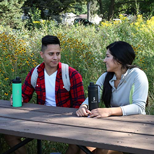 Vacuum Insulated Water Bottle, 18 ounces, Island Green - color: Island Green