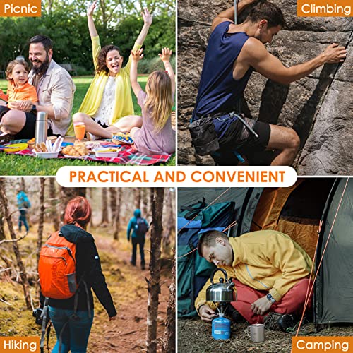 TOMSHOO 750ml Titanium Pot with Lid + 450ml Titanium Mug + Folding Spork | Camping Coffee Cup with Foldable Handle, Backpacking Cup for Hiking Travelling Camping Open Fire - size: 750 mL Pot + 450 mL Cup + Spork
