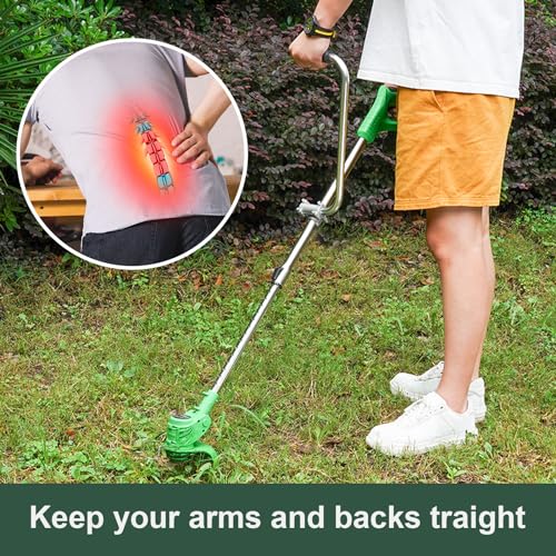 2 Pcs Weed Eater Handle Extension-Aluminum Ergonomic Weed Eater Attachments | Trimmer Grip, Weedeater Handle with Bracket Clamp for Lawn Care Landscaping Yard Trimming Accessories, Silver - color: Silver-2Pc