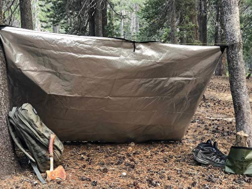 Arcturus Insulated Tarp, Reusable Heavy Duty Thermal Survival Blanket – 60x82in, Reflects 90% Body Heat, Waterproof, Windproof, 3-Layer Design, Reinforced Grommets, Coyote Brown - color: Coyote Brown