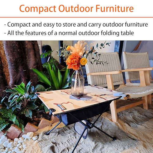 ECOeshiner Solar Folding Table 28W, Camping Table - Solar Charging, Mesh Bag, Two USB Ports, Heat + Water + Splash Resistant, Solar Powered, Beach Table, Picnic Table, Outdoor Table - style: 28W