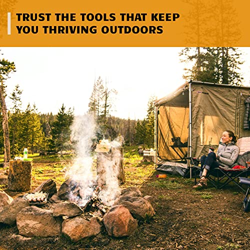Ferro Rod Fire Starter Kit & Backpacking Multitool | Flint and Steel Striker | Waterproof Magnesium Farrow Rod Tool & Firestarter for Campfires - style: Ferro Rod W/ Jumbo Tinder Rope