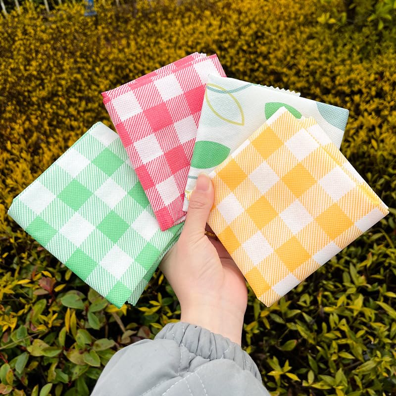 4 Pack Disposable Sitting Pad Compact Waterproof Lightweight Portable Folding Mat Hiking Seat Pad for Hunting Backpacking Outdoor Grass Lawn Picnic Stadium Keeps Your Backsides Clean and Dry