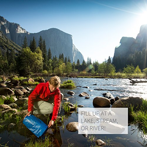 LifeStraw Mission Gravity-Fed Water Purifier, High-Volume, 12 L, Blue | Water Purification System, High-Volume Gravity-Fed Purifier for Camping and Emergency Preparedness, 12 Liter