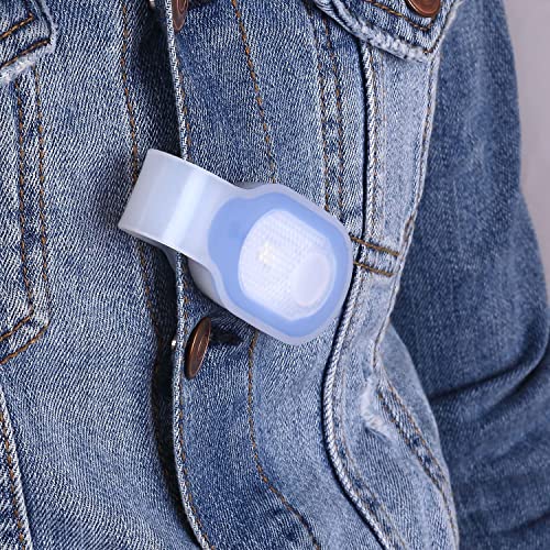 ALONEFIRE PL500 Clip on Light Flashlight Nurse Badge Accessories Must Haves USB Rechargeable Magnetic Nursing Light 3 Modes Nurse Lights for Night Shift Nurse Essentials, Shirt with Built-in Battery - color: Blue_Warm Light
