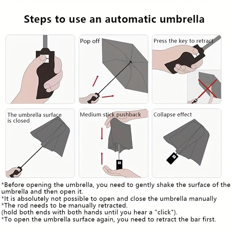 Umbrellas Windproof Travel, Light Portable and automatic Folding Rain Umbrella, All-weather UV protection,Waterproof Canopy - Fits Car & Backpack - color: Green