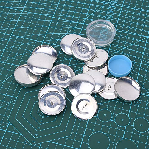 Joyzan Cover Button Kit, Covered Flat Back Buttons DIY Round Base 40mm - size: 40mm