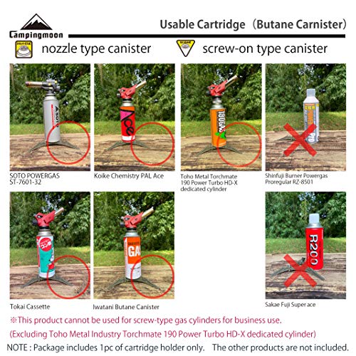 camping moon Portable Fuel Can Stabilizer Gas Canister Cartridge Holder Z41