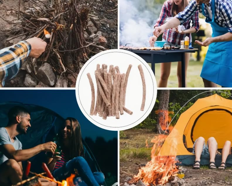 eGreen 3" Waterproof Camping Matches: 80 Ct, 2" Head & 20 x 4 in Wax Ropes | Stormproof matches burn up to 25 sec each; reignite after water/soil. 20 wax ropes: up to 240 min total for survival kits. - color: 4 X Tin Matches + 20 Wax Ropes