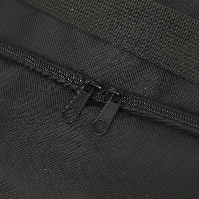 Oxford Yoga Mat Bag with Zipper Closure, Thickened Shoulder Carry Yoga Tote for Mat Storage and Outdoor Practice (Black) - color: Black
