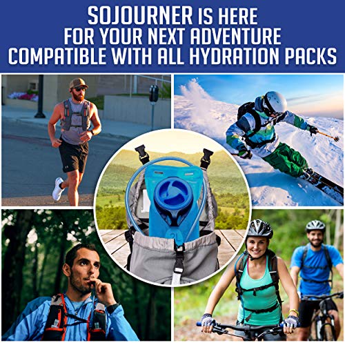 Sojourner Hydration Pack, Hydration Backpack - Water Backpack with 2l Hydration Bladder, Festival Essential - Rave Hydration Pack Hydropack Hydro for Hiking, Running, Biking, Festival Gear - color: water bag v2