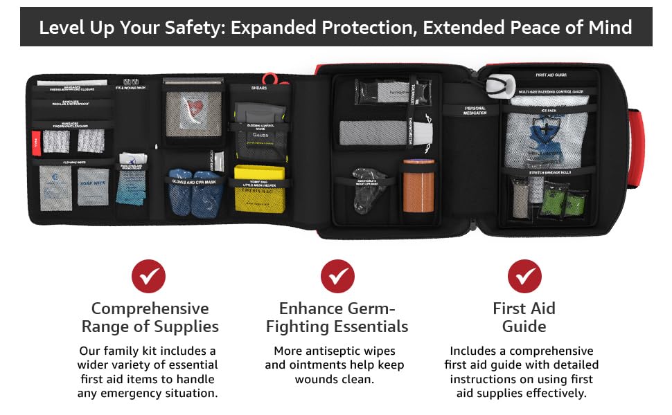 The Life Safety Pro Baby First Aid Kit - Grab and Go, 3 Sizes - size: Large