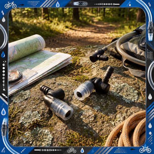 2 Pcs Bite Valve Replacement Bite Valve Nozzles - color: Black