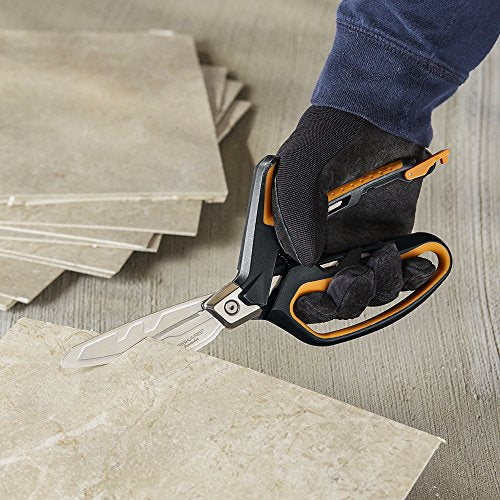 Fiskars Pro 10" PowerArc Easy Action Shears, Heavy Duty Utility Scissors - style: PowerArc Shears 10 in.