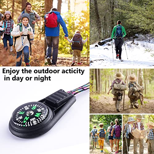 10/25/50/100 Pack Compass for Kids Mini Compasses Bulk Kids Toy Compass for Party Favor/Hiking/Scout Classroom Learning Directions - color: 10PCS Black