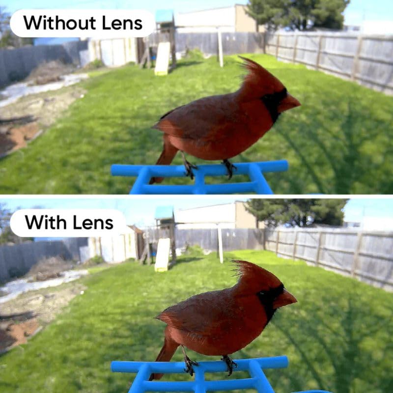Wyze Camera Macro Close-Up Lens Attachment | Macro Close-Up Lens; Stunning Clarity Details; Quick Easy Install; Universal Wyze Compatible