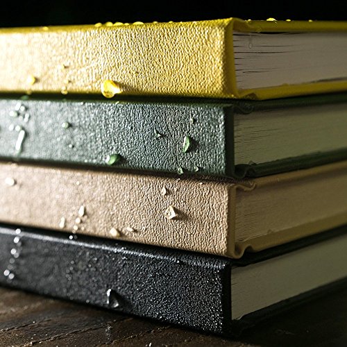 Rite in the Rain Weatherproof Hard Cover Notebook, 4.75" x 7.5", Yellow Cover, Universal Pattern (No. 370F) - color: Yellow, style: Universal