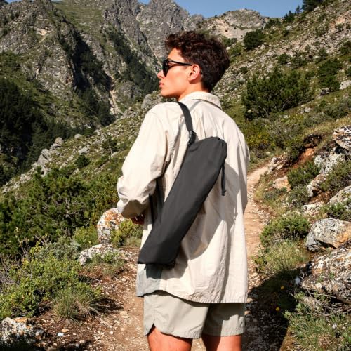 Xxerciz Trekking Poles Carrying Bag, Lightweight Collapsible Hiking Poles Storage Bag with Drawstring, Adjustable Shoulder Strap, Portable Water Resistant Travel Case for Folding Walking Sticks