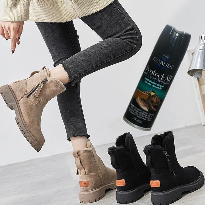 Cavalier Kiwi Protect-All Rain and Stain Repellent Great for Suede, Nubuck, Leather and Shoes - 5.5 oz