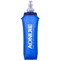 Azarxis TPU Soft Flask Collapsible Water Bottles BPA-Free 250ml 350ml 500ml for Hydration Vest Pack Running Hiking Cycling Climbing - color: 500ml / 16.9oz - 2 Pack - Blue