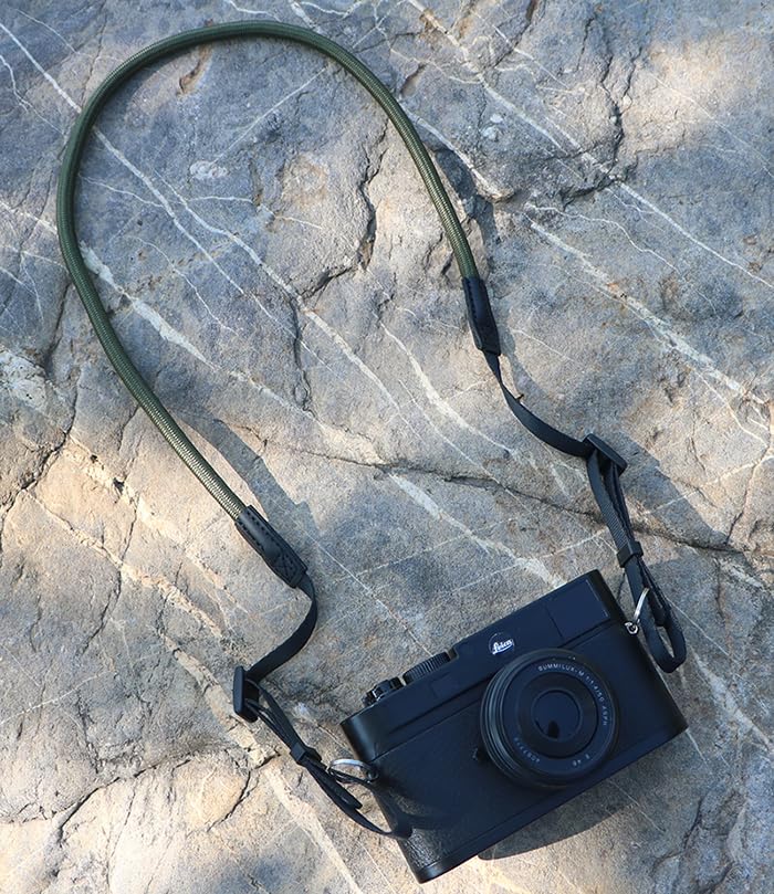 Quick Release Camera Neck Strap Shoulder Strap Belt for Mirrorless Digital Cameras Climbing Rope with Quick Release QD Loops Connector with O-Ring Adjustable Length 30-53inch Green - color: Green