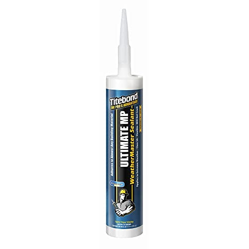 Titebond WeatherMaster Ultimate MP All-Weather Hybrid Sealant, Clay – Multipurpose Exterior Caulk, Flexible, UV-Resistant, Seals Wood, PVC, Metal, Glass – 71031, 9.5 Oz. Cartridge - color: 71031, Clay, size: 9.5 oz.